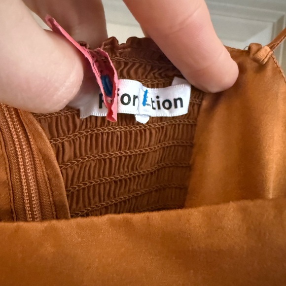 Reformation Copper Frankie Dress - Picture 5 of 10